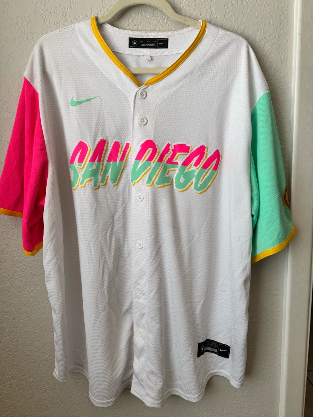 Nike San Diego Padres Blank City Connect Jersey Men's Size XXL